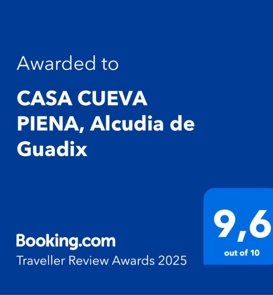 Casa Cueva Piena, Alcudia De Guadix Villa Eksteriør bilde